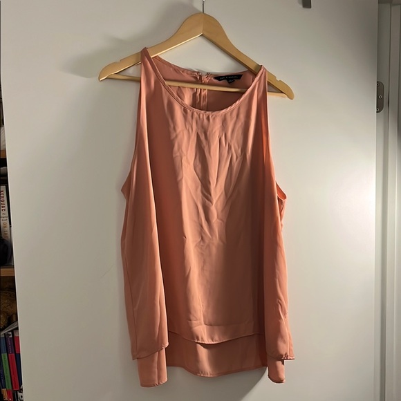 Express Peach Sleeveless Blouse - Picture 1 of 3